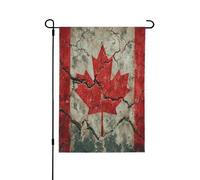 Drapeau canadien décoratif double face - Bannière de jardin, parfaite pour la décoration extérieure et intérieure, disponible en deux tailles