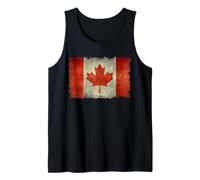 Drapeau Canadien du Canada dans Un Style Grungy Débardeur