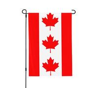 Drapeau canadien imprimé drapeau de cour de jardin bannière polyester double face drapeau extérieur moderne vacances extérieur décoration cadeau