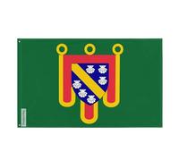 Drapeau Cantal Plusieurs Tailles en Polyester 120x180cm 5. 1 œillet chaque coin
