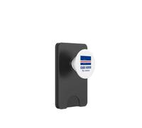 Drapeau Cap-Vert avec Devise du Cap-Vert No Stress PopSockets PopWallet pour MagSafe