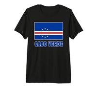 Drapeau Cap-Vert Cabo Vert T-Shirt Haut de Gamme