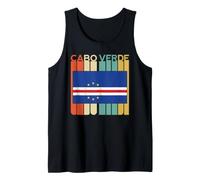 Drapeau Cap-Vert Cape Retro Island Pride Heritage Africa Love Débardeur