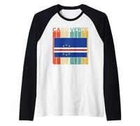 Drapeau Cap-Vert Cape Retro Island Pride Heritage Africa Love Manche Raglan
