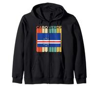 Drapeau Cap-Vert Cape Retro Island Pride Heritage Africa Love Sweat à Capuche