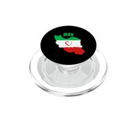 Drapeau Carte de l'Iran | Liberté Iranien Persan | Free Iran PopSockets PopGrip pour MagSafe