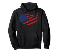 Drapeau carte des États-Unis - Happy 4th Of July Independence Day Sweat à Capuche