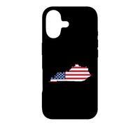 Drapeau Carte du Kentucky State Pride Coque pour iPhone 17
