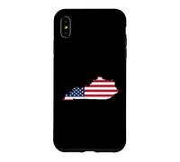 Drapeau Carte du Kentucky State Pride Coque pour iPhone XS Max