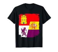 Drapeau Castille Leon Espagne Républicaine République espagnole T-Shirt