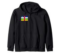 Drapeau centrafricain de la République Centrafricaine Sweat à Capuche