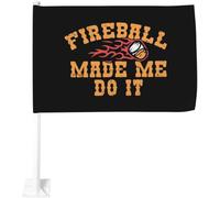 Drapeau C'Est Fireball Qui M'A Forcé À Le Faire Bannière De Drapeaux Couleurs Vives Traditionnel Bannière, Pour D'Intérieur, Jardin, Les Défilés, 90x150cm