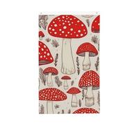 Drapeau champignon rouge et blanc de 9,6 x 1,5 m - Drapeau de jardin vertical double face - Drapeau d'extérieur - Drapeau de maison - Bannière amusante - Décoration de la maison - Drapeaux de jardin à