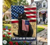 Drapeau Chat Nous le peuple 250 ans de liberté Patriotique Petit Pavillon