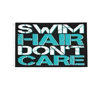 Drapeau Cheveux De Bain, On S'En Fiche Bannière De Drapeaux Renforcé Avec 2 Œillets Métalliques Bannière À Œillets, Pour Les Bureaux, Les Défilés, D'Intérieur, 90x150cm