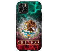 Drapeau Chiapas Mexique - Fier des Racines mexicaines Coque pour iPhone 11 Pro