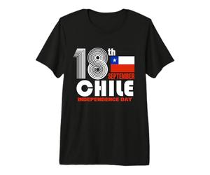 Drapeau chilien de la fierté Patriotique du Chili du 18 Septembre T-Shirt Haut de Gamme