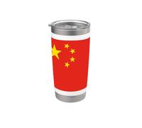 Drapeau chinois de la Chine Gobelet isotherme en acier inoxydable double paroi