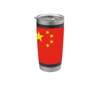 Drapeau chinois de la Chine Gobelet isotherme en acier inoxydable double paroi
