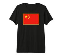 Drapeau Chinois de la Chine T-Shirt Haut de Gamme