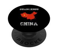 Drapeau Chinois Vieilli Guangzhou Pride PopSockets PopGrip Adhésif