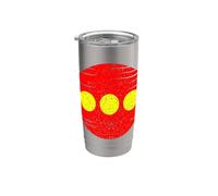 Drapeau Christiania Gobelet isotherme en acier inoxydable double paroi