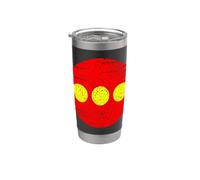 Drapeau Christiania Gobelet isotherme en acier inoxydable double paroi