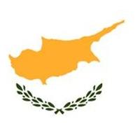 Drapeau Chypre (19.5x13 cm) - Sticker/autocollant G