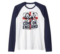 Drapeau Classique Cheer Til I Die Come on England Manche Raglan