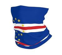 Drapeau Classique du Cap-Vert Unisexe Cache Cou Anti-Solaire Foulard Multifonctionnel Tour De Cou pour Randonnée Sport Course À Pied Moto