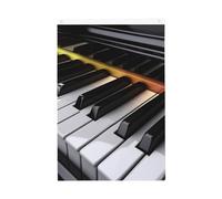 Drapeau clé de piano 6,1 x 0,9 m double face avec œillets en laiton - Bannière de bienvenue saisonnière pour cour, porche, pelouse