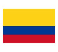 Drapeau Colombie - 15 x 10 cm - Sticker/autocollant G