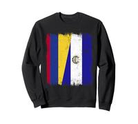 Drapeau Colombie El Salvador | Racines salvadoriennes colombiennes Sweatshirt