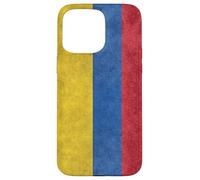 Drapeau colombien de la Colombie dans Un Style Grungy Vieilli Coque pour iPhone 15 Pro Max