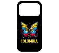 Drapeau colombien Vintage Colombie Beau Papillon Pays Pays Coque pour iPhone 17 Pro