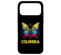 Drapeau colombien Vintage Colombie Beau Papillon Pays Pays Coque pour iPhone 17 Pro Max