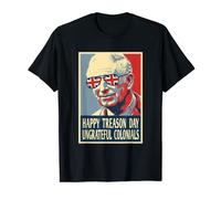 Drapeau colonial britannique rétro Happy Treason Day 4 juillet T-Shirt