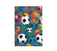 Drapeau coloré de bienvenue de jardin de football 6 x 0,9 m double face qui ne se décolore pas pour maison, cour, porche, pelouse, décoration extérieure