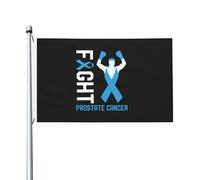 Drapeau Combattre Le Cancer De La Prostate Drapeau De Bienvenue Décoration Couleurs Vives Bannière, Pour Les Défilés, Les Bureaux, D'Intérieur, 90x150cm