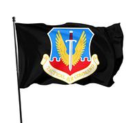 Drapeau Commandement tactique des forces de l'USAF Drapeaux 90X150cm | Résistant à la Décoloration Bannière Extérieure avec œillets Drapeau de Pirate pour Fête Jardin Maison