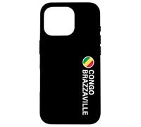 Drapeau Congo-Brazzaville Vertical Coque pour iPhone 16 Pro