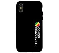 Drapeau Congo-Brazzaville Vertical Coque pour iPhone X/XS