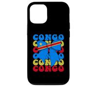 Drapeau Congo Fierté congolaise avec nœud Coquette Coque pour iPhone 12/12 Pro