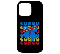 Drapeau Congo Fierté congolaise avec nœud Coquette Coque pour iPhone 14 Pro Max
