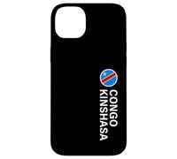 Drapeau Congo-Kinshasa Vertical Coque pour iPhone 14 Plus