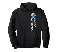 Drapeau Congo-Kinshasa Vertical Sweat à Capuche