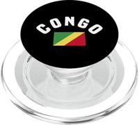 Drapeau Congo Pocket Wear Love Brazzaville Afrique PopSockets PopGrip pour MagSafe