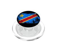 Drapeau Congo RDC Cadeau Homme Congolais Femme Congolaise PopSockets PopGrip pour MagSafe
