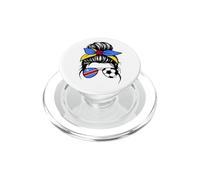 Drapeau Congolais Femme Supporters RD du Congo Fiers PopSockets PopGrip pour MagSafe