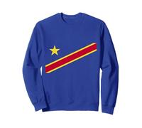 Drapeau Congolais Supporters RD du Congo Fiers Sweatshirt